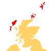 kaart Schotland